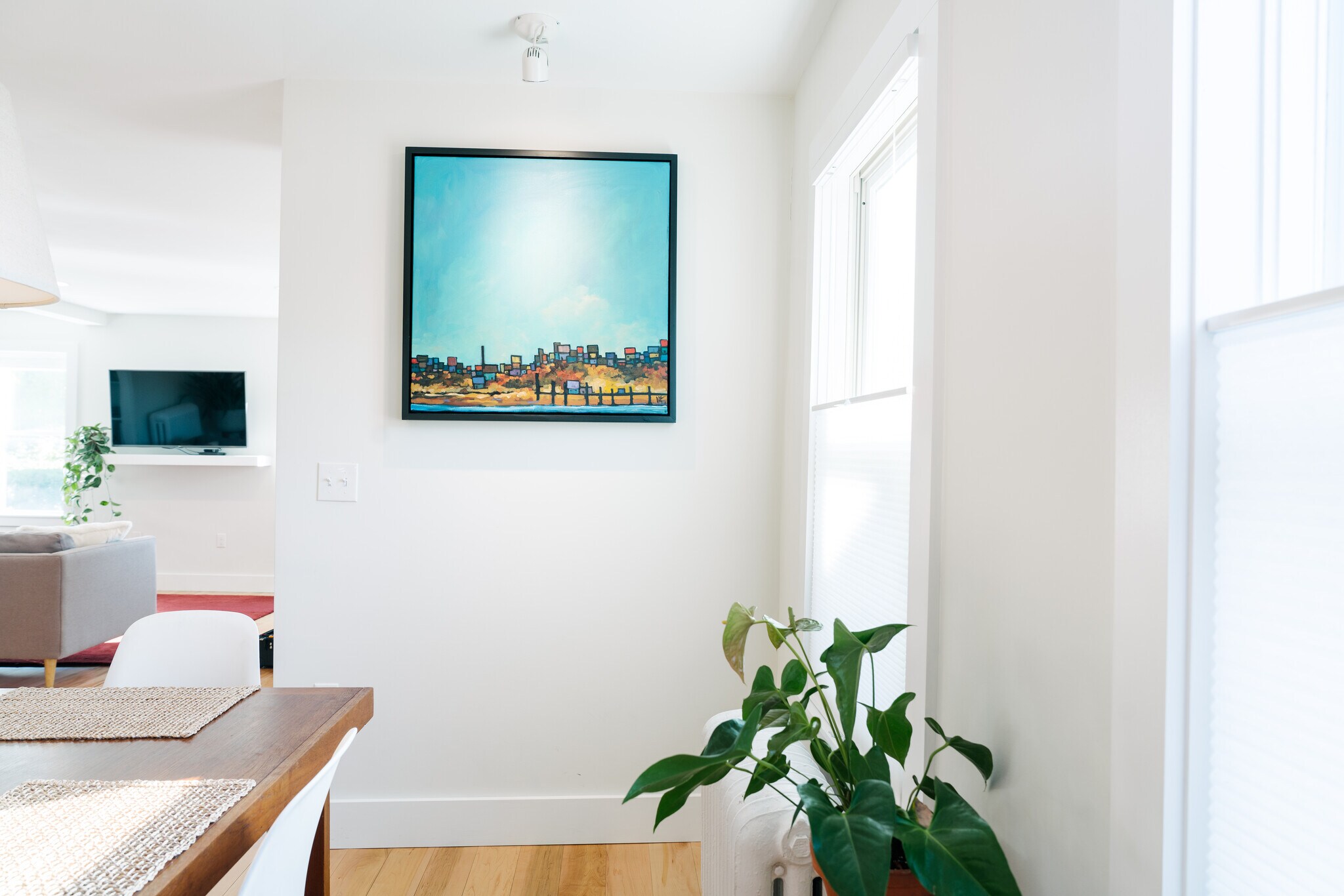 Modern lighting throughout - 80 Maple St