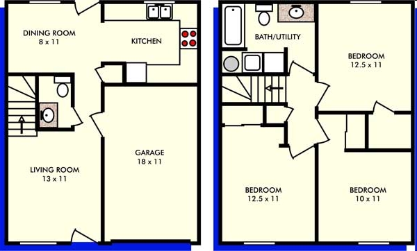 3BR/1.5BA - Millennium Apartments