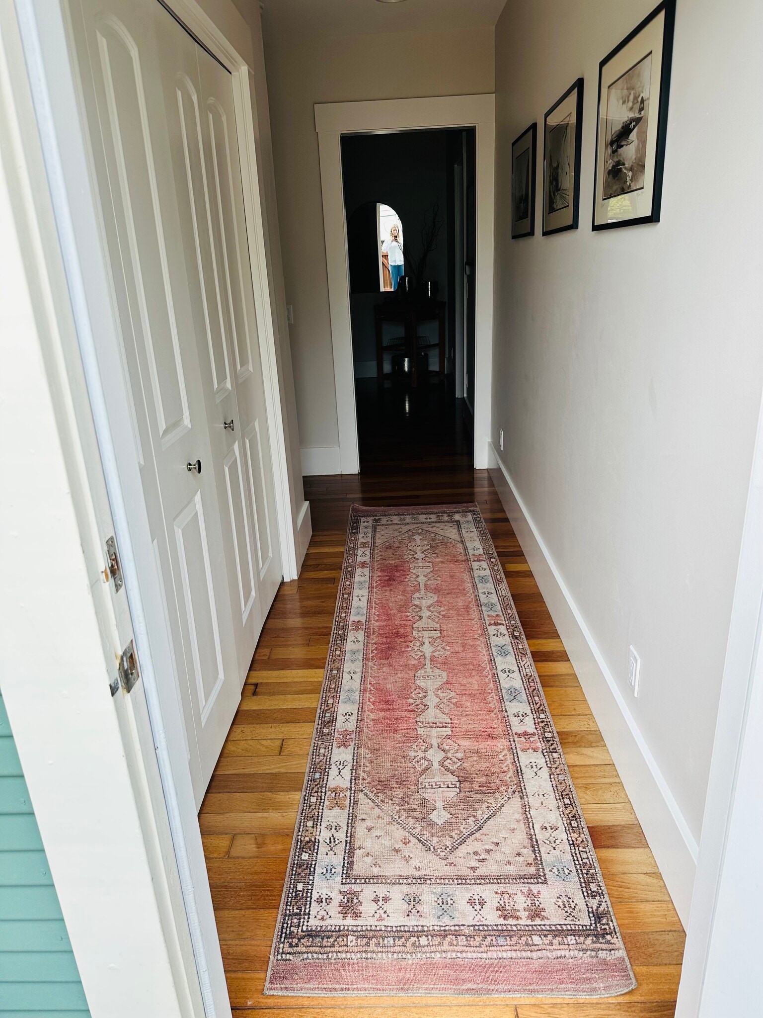 Hallway from back yard into house - 504 Montgomery St