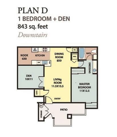 Floorplan - The Resort at Encinitas Luxury Apartment H...