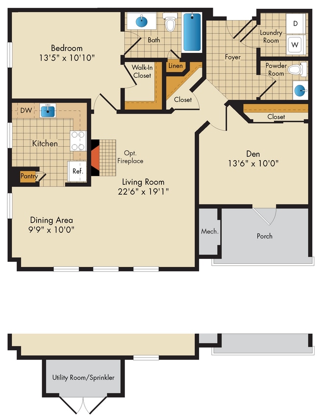 Floorplan - The Courts of Devon