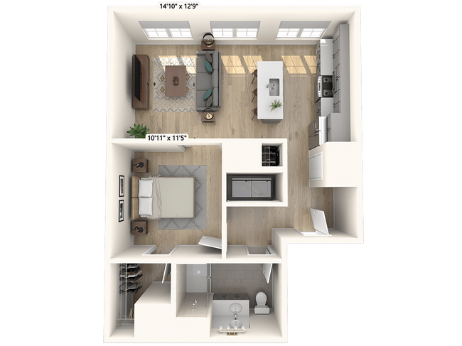 Floorplan - Darien Commons