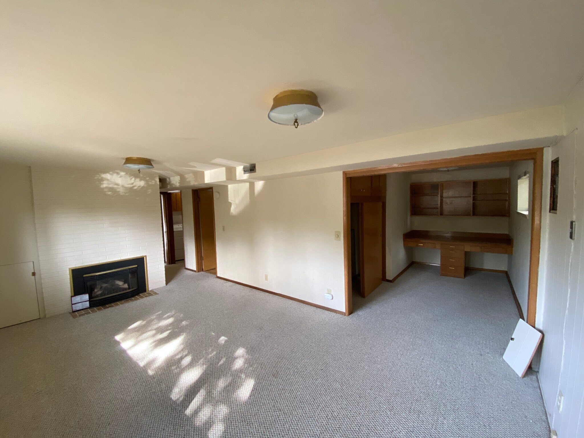 Lower level Family room with gas furnace & Den - 8700 25th Ave NE