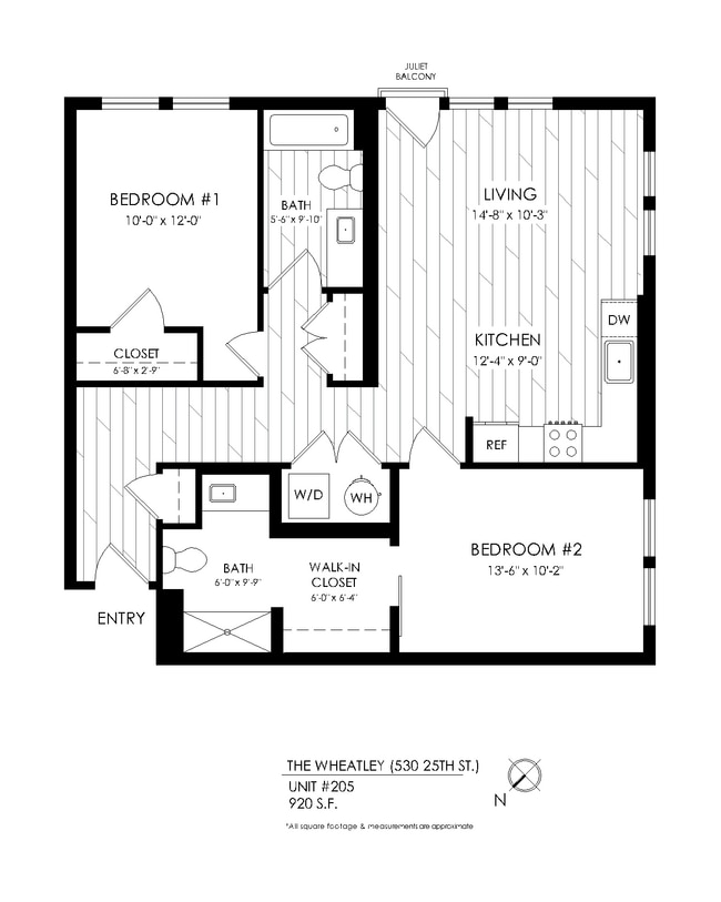 Floorplan - The Wheatley Flats