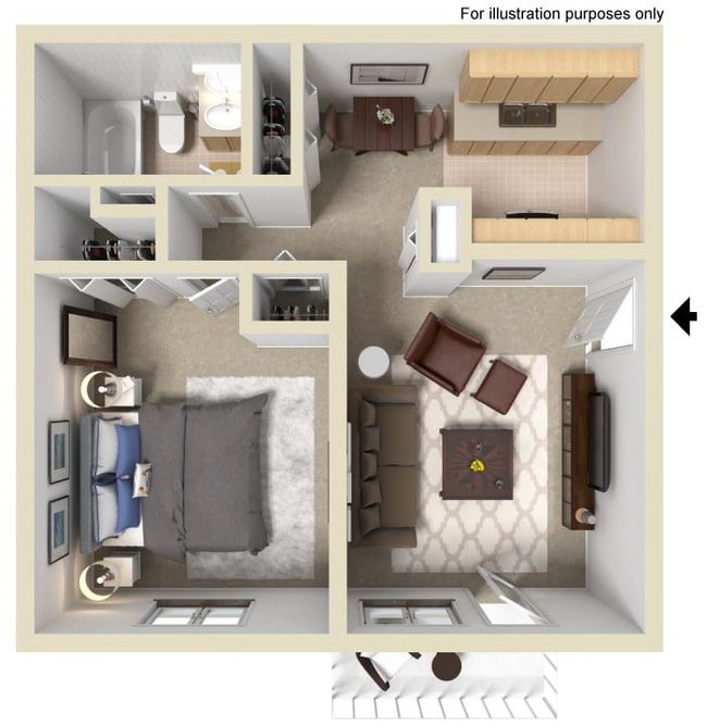 Floorplan - Walbridge Apartments