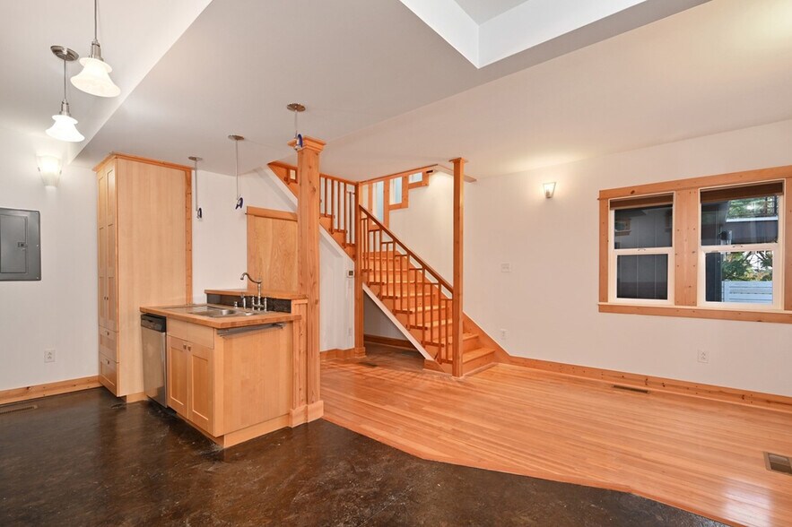 1st floor kitchen/living room. - 8752 Dayton Ave N
