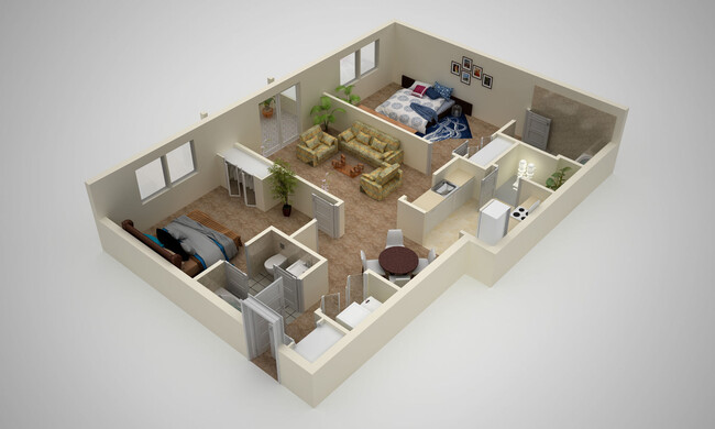 Floorplan - Iron Ridge and Stonegate Apartments