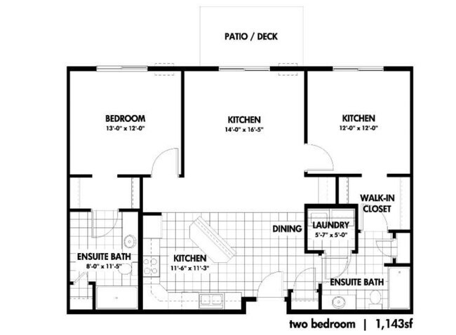 Floorplan - South Park Place Apartments