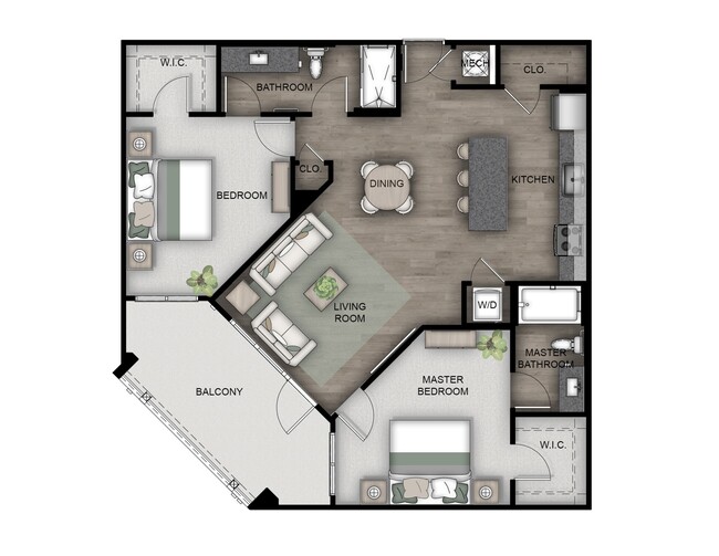 Floorplan - Viridian Reserve Apartments