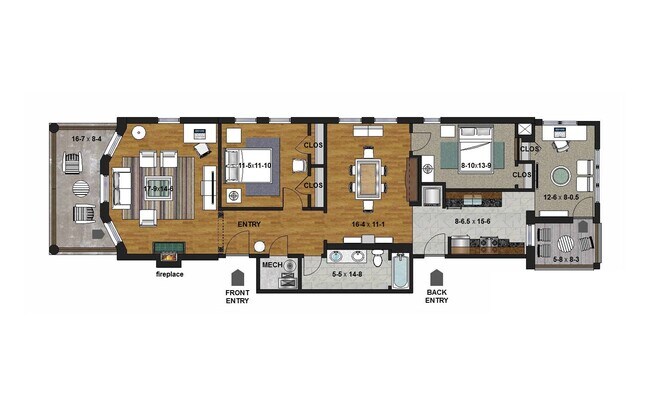 Floorplan - St. Anthony Flats