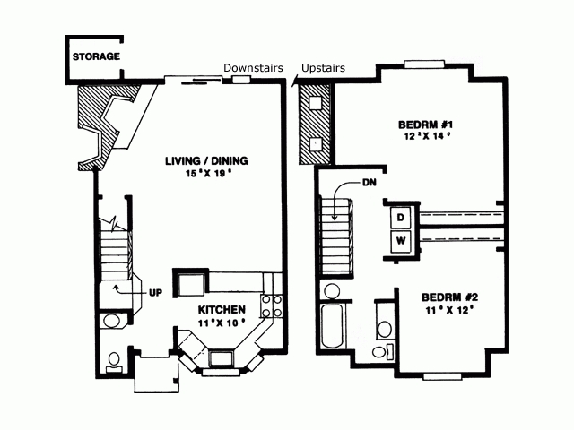 2BR/1.5BA TH - Murray Woods