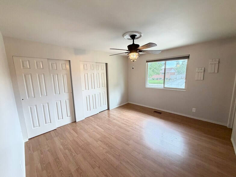 Primary Bedroom with double closet - 465 E 6770 S