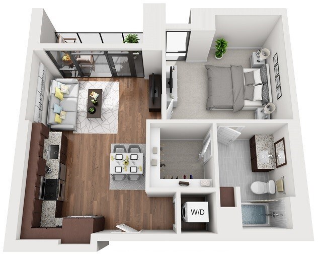 Floorplan - 1000 Speer by Windsor