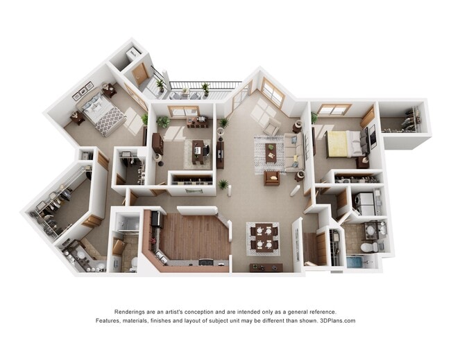 Floorplan - Crosby Pointe Apartments