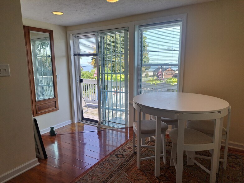 Dining nook looking at the deck - 22 Wilder Ter