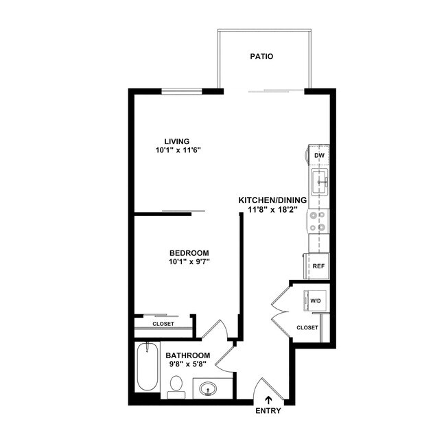 Floorplan - Harwood Flats