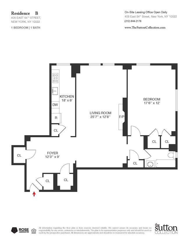 Floorplan - The Sutton Collection