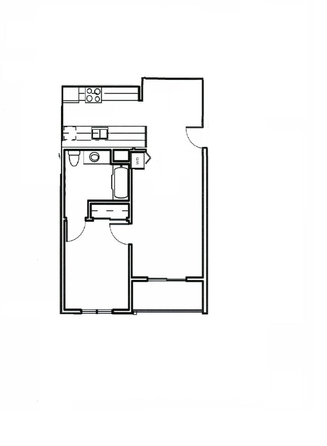 Livorno 1x1 H floor plan PR SM Livorno LLC - PR SM Livorno LLC
