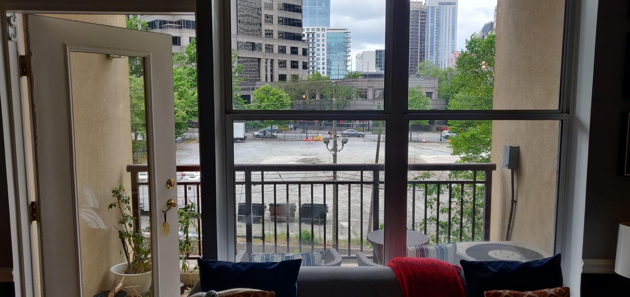 balcony with great view of the city! - 1101 Juniper St NE