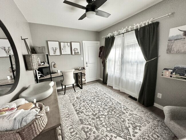 2nd bedroom with a door to bathroom and access to upstairs - 135 E Wayne Ter