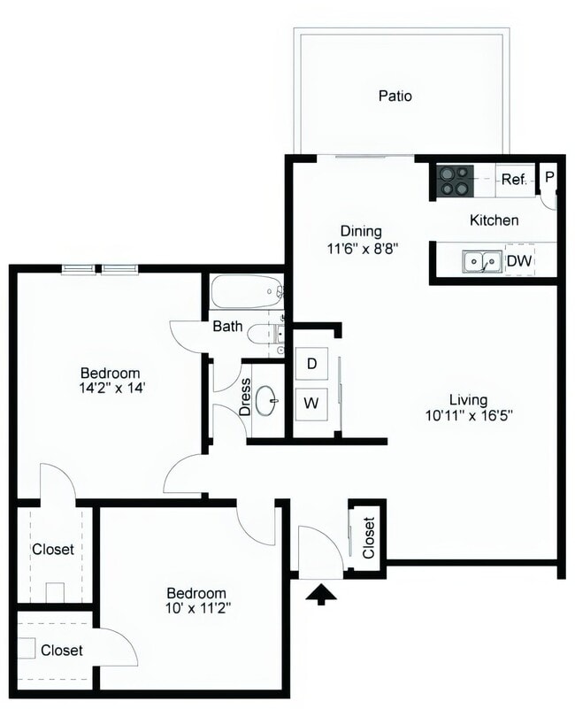 Floorplan - Regal Court Apartments