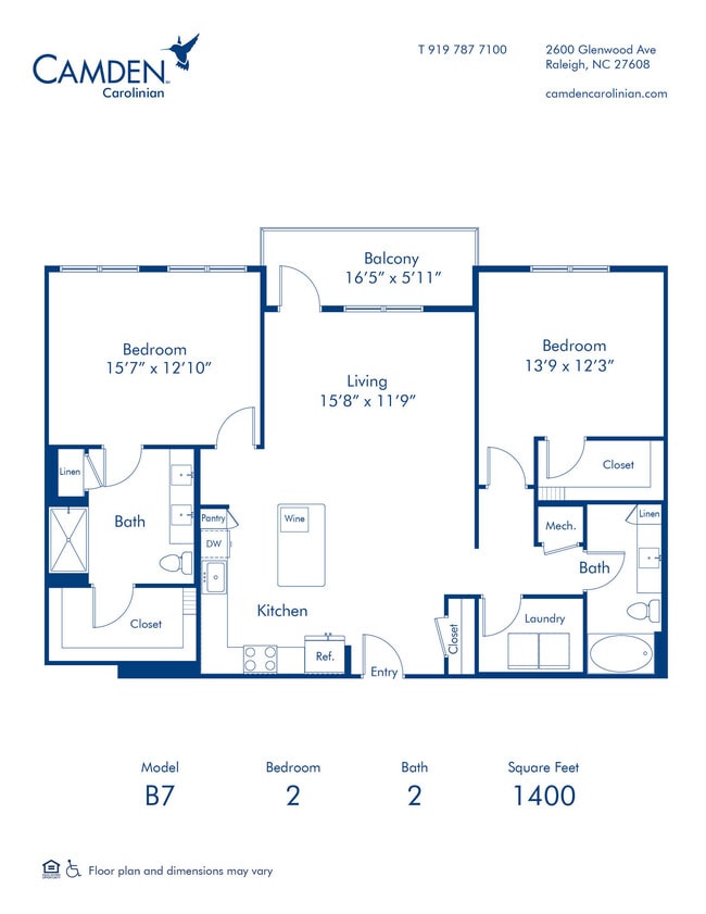Floorplan - Camden Carolinian