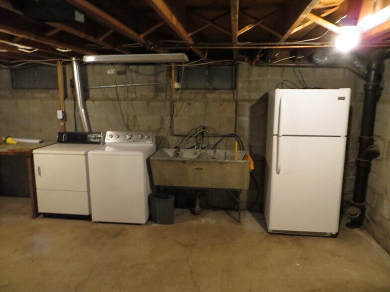 Basement (W/D and Extra Refrigerator - 145 Danforth Cres