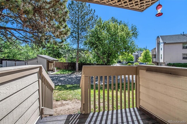 Covered patio deck. - 701 Harlan St