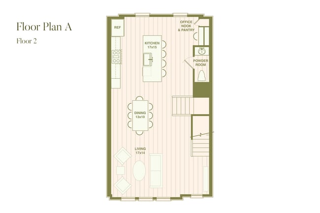 Floor Plan A - Floor 2 - Fenland Townhomes