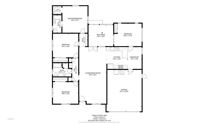 Building Photo - 4BD/2BA, Upgraded Kitchen! Sunroom!