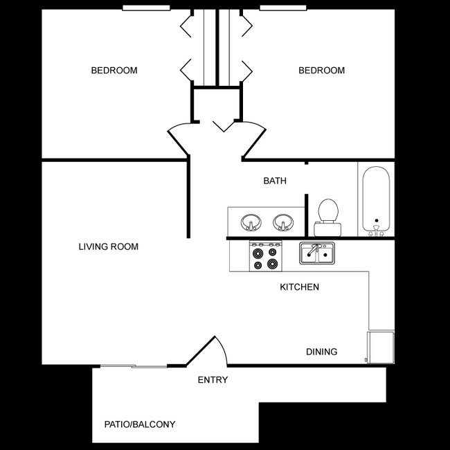 2BR/1BA - Village at Shaw Apartments