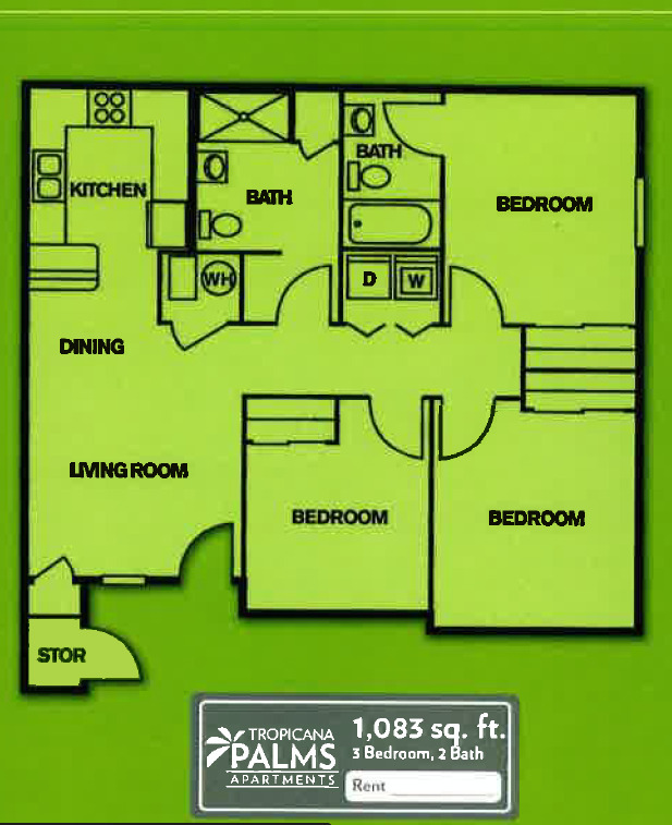 Floorplan - Tropicana Palms