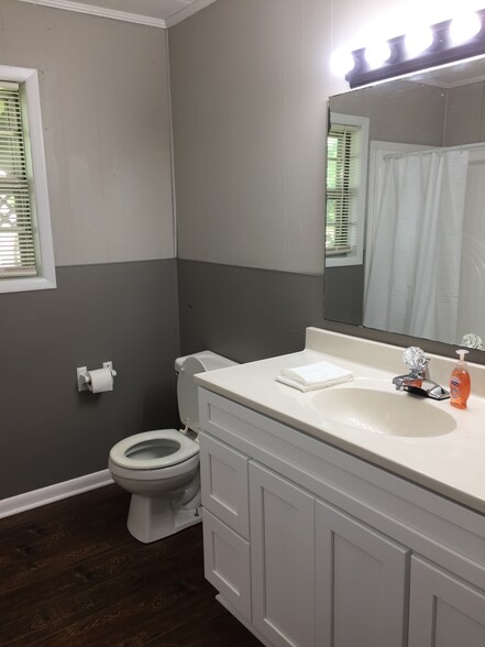 Main bathroom with new marble top vanity - 294 1st Ave