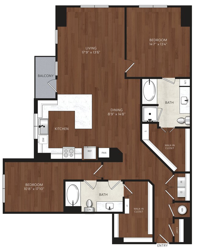 Floorplan - The Park at Katy Trail