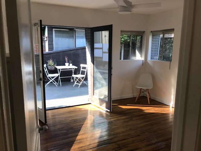 French Doors lead out to main deck area - 883 Commonwealth Ave