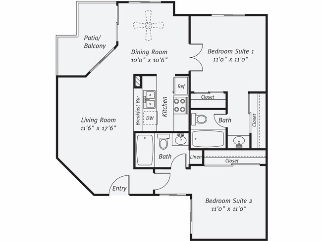 Floorplan - eaves Mission Viejo