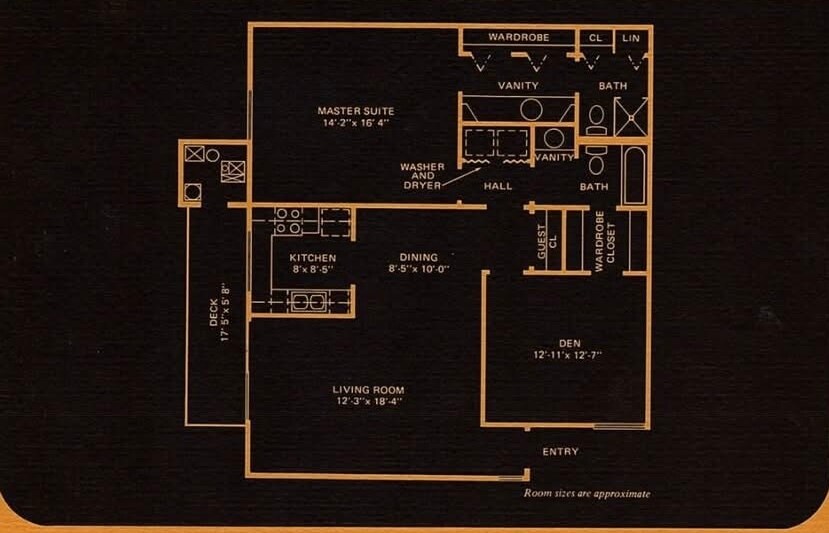 Condo Layout - 4999 S Eastridge Ln