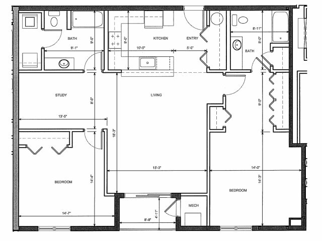 2BR/2BA - Sofi Danvers
