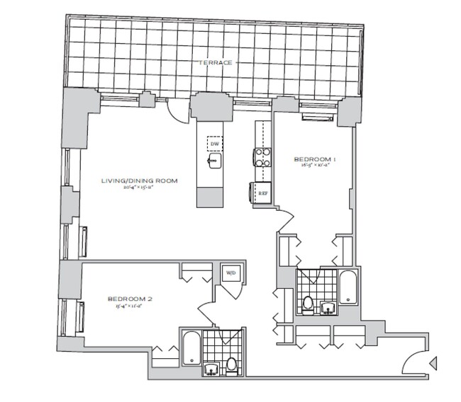 Floorplan - 70 Pine Apartments