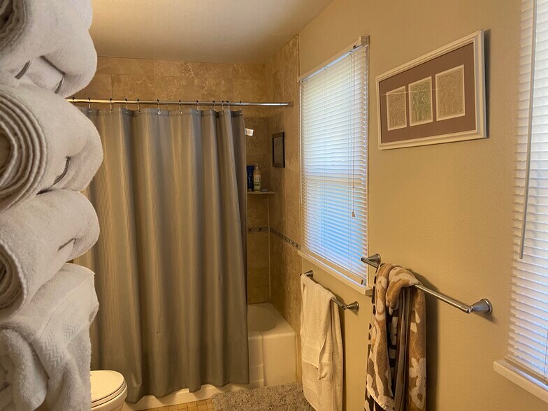 First-floor bathroom - 2921 W Platte Ave