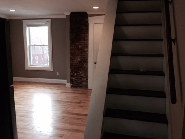 Staircase to the 3rd floor - 282 Brackett Street