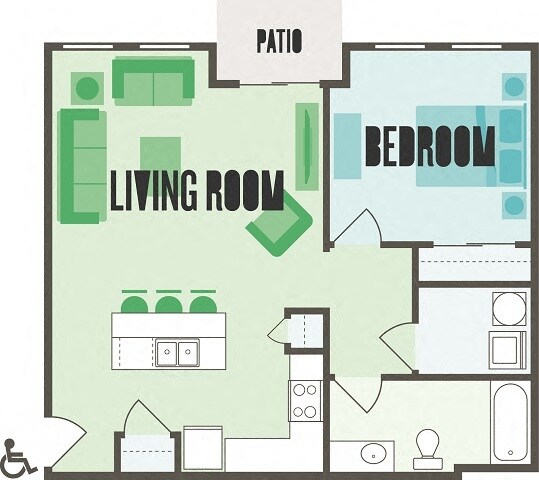 Floorplan - Monmouth Row Apartments