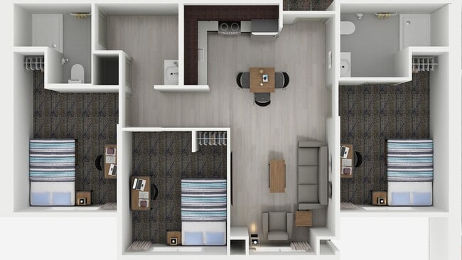 Floorplan - College Suites Peosta