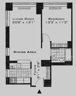 1BR/1BA - The Metropolis