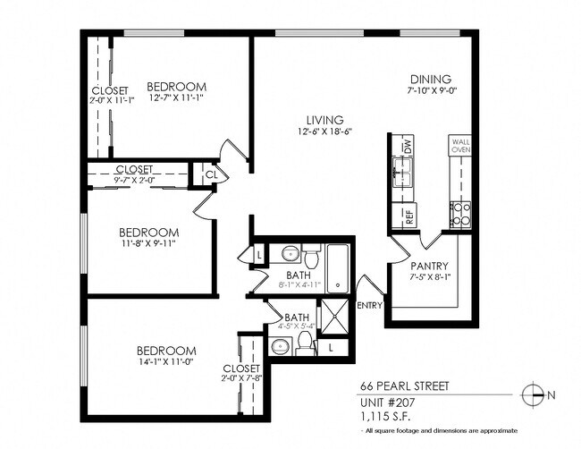 Floorplan - 66 Pearl