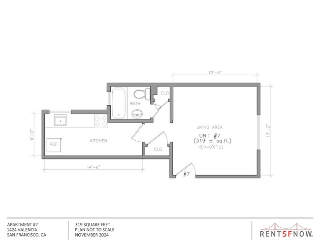 Floorplan - 1424 Valencia