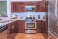 Comtemporary Kitchen with ALL Stainless Steel Appliances - Woodley Sara