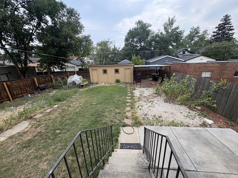 Backyard with car port - 3406 N Raleigh St