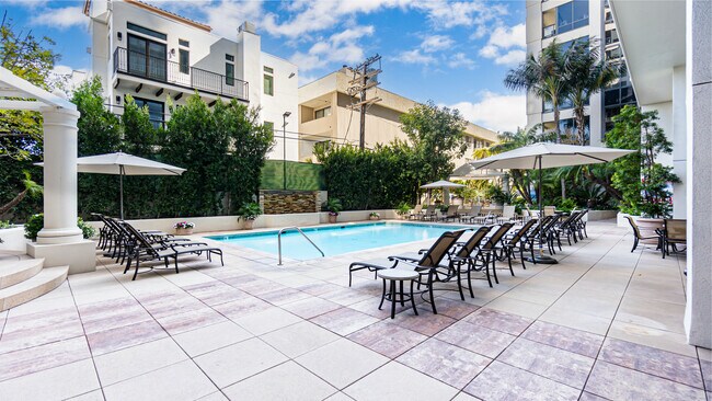 Pool Area - 10724 Wilshire Blvd