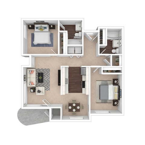 Floorplan - 5819 Glisan Apartments